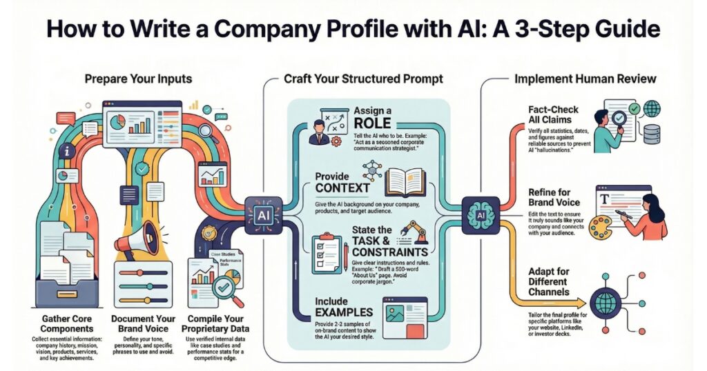 How to Write a Company Profile Using AI: A Comprehensive Guide How to Write a Company Profile using AI